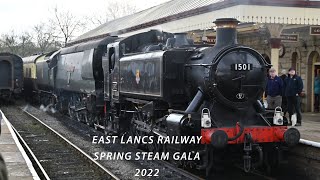 East Lancs Railway Spring Steam Gala 2022 [upl. by Enela]