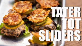 Tater Tot Sliders  The tasty appetizer you need [upl. by Melbourne]