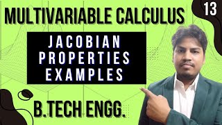 Jacobian  Properties of Jacobian  Examples  Multivariable Calculus [upl. by Eirrej]