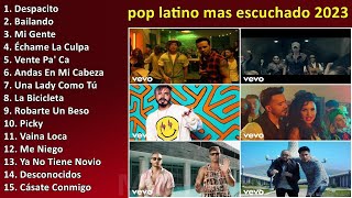 pop latino mas escuchado 20232023  Sus Mejores Éxitos [upl. by Newmark]