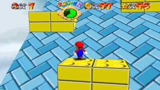 Lets Play Super Mario 64 Star Road Multijoueur Partie 26  100 pièces pour Mario [upl. by Ranee]