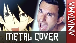 Sayonara Zetsubou Sensei OP Metal Cover  Hito Toshite Jiku Ga Bureteiru [upl. by Aronoff]