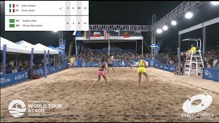 BEACH TENNIS HIGHLIGHTS 2024 BT 400 ARECIBO PUERTO RICO  CIMATTIGIUSTI VS CHOWMARCHEZINI [upl. by Cutlerr]