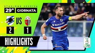 Sampdoria vs Ascoli 21  La Samp vince e aggancia il treno playoff  HIGHLIGHTS SERIE BKT 20232024 [upl. by Harden]