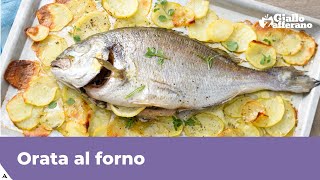 ORATA AL FORNO CON PATATE [upl. by Hodosh]