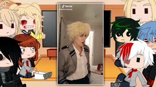 MHABNHA React to Random TiktokDeku as random gacha tiktokMHABNHAGacha Club [upl. by Aindrea692]