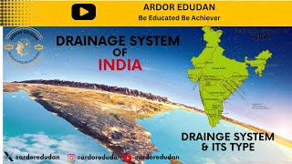 INDIAS Drainage System  Type of Drainage System  Himalayan DS  Peninsular DS  Geography  NCERT [upl. by Lebaron428]