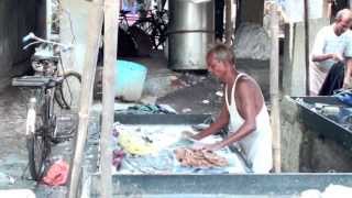 Dhobi Ghat in Mumbai  Lights of India [upl. by Arnst229]