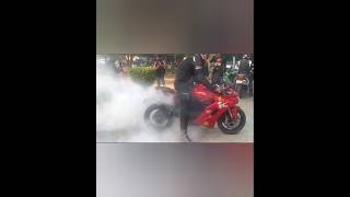 burnout bikediwali burnout shortvideo short viralvideo video subscribe dvmotech [upl. by Ennybor283]