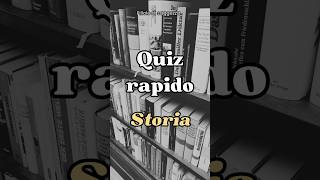 Quiz rapido STORIA [upl. by Phebe446]