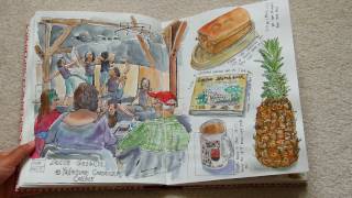 My Fabriano Venezia Sketchbook January to May 2016 [upl. by Trebleda383]