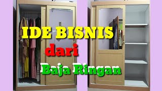 IDE USAHA Membuat Lemari Pintu Sliding dari Baja Ringan [upl. by Notsuj888]