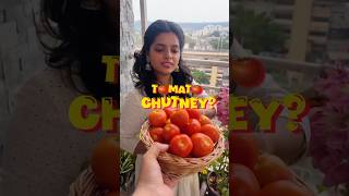 Tomato Chutney tomato chutney tomatochutney tomatorecipe vegrecipe trending tasty [upl. by Enelym]