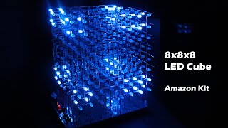 Building an 8x8x8 LED Cube from an Amazon Kit  Arduino Compatible [upl. by Houser]