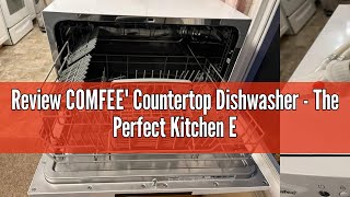 Review COMFEE Countertop Dishwasher  The Perfect Kitchen Essential for Different Households [upl. by Eriuqs]