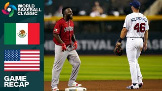 Mexico vs USA Game Highlights  2023 World Baseball Classic [upl. by Nollid]