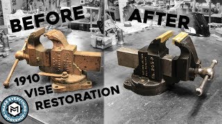 Vise Restoration  1910 Chas Parker 205P [upl. by Andrel]