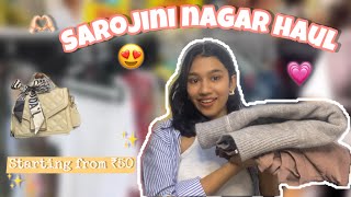 Sarojini nagar haul 😍 Starting from ₹50🫨Smriti Rani [upl. by Reube]