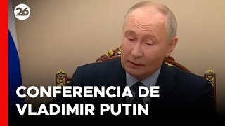 🚨 CONFERENCIA DE PRENSA DE PUTIN EN MEDIO DE TENSIONES CON UCRANIA [upl. by Ariela]