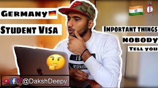 Study in Germany Part3  Expenses amp Processing Time  German Student Visa Free Study DakshDeepy [upl. by Kalman]