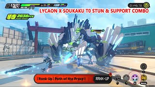 Lycaon x Soukaku T0 Stun amp Support Combo  Zenless Zone Zero Rank Up Satisfying Parry Gameplay [upl. by Leelahk]