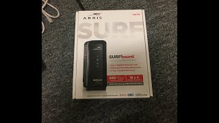 Arris SurfBoard Cable Modem installing cox xfinity spectrum charter [upl. by Lebisor]