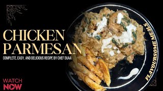 Chicken Parmesan recipe  Chicken Parmesan with white sauce  creamy chicken Parmesan  easy recipes [upl. by Einamrej413]