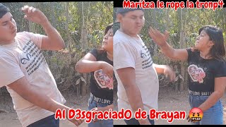 Maritza le truena la cara al  D3sgraciado de Brayan 🤬porque le dijo que era una put4 [upl. by Meras737]