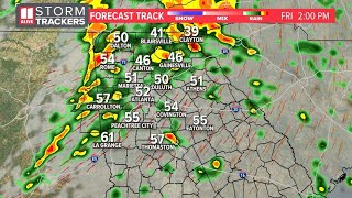 Heres what to know about strong storms moving into Atlanta on Friday [upl. by Jumbala412]