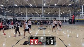 20241019 Wisconsin Volleyball A vs Iowa  Championship [upl. by Vezza859]