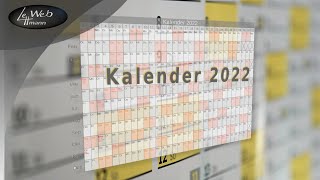 Kalender 2022 Jahrwsübersicht Libre Office Calc Tutorial [upl. by Knox385]