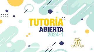 Tutoría abierta Autorregulación académica [upl. by Tega335]