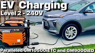 Level 2 EV Charging with Paralleled GENMAX GM10500iETC and GM9000iED [upl. by Bull590]