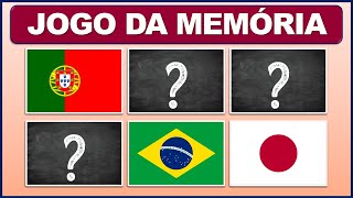 🧠 TESTE SUA MEMÓRIA COM AS BANDEIRAS DOS PAÍSES  🧠🌎📚  O Incrível Zé [upl. by Shyamal948]