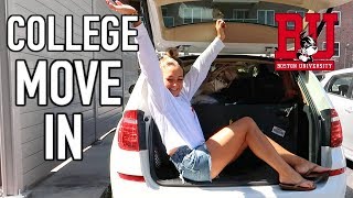 COLLEGE MOVE IN VLOG  BOSTON UNIVERSITY [upl. by Nnylireg]