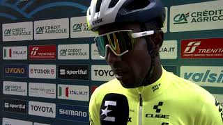 Biniam Girmay  Interview at the start  Stage 3  TirrenoAdriatico 2024 [upl. by Nyrmac]