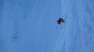 Skiing the Couloir Extreme on Blackcomb Mt  Whistler CAN [upl. by Leafar]