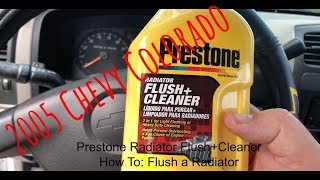 Prestone Flush Cleaner How to Flush a Radiator and Save Hundreds [upl. by Omik255]