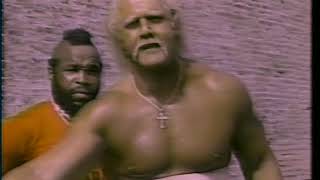 Mr T amp Hulk Hogan Promo WWF 1986 [upl. by Snowber]