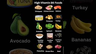 High Vitamin B6 Foods HealthyEating VitaminB6 [upl. by Lexi]