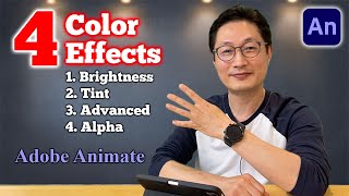 4 Color effects Adobe Animate [upl. by Alletsyrc]