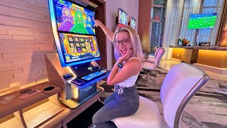 Crazy Bets Usually Mean CRAZY WINS Las Vegas High Stakes Slots [upl. by Alanah]