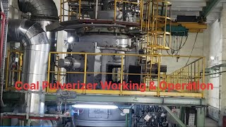 coal pulverizer plant  Coal Mill  working and operation boiler coal mechanical [upl. by Leicester]