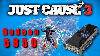 Radeon HD 5850 1GB vs Just Cause 3  VRAM exceeded 720p Low [upl. by Aicilat]