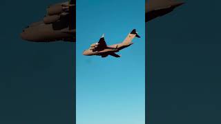 Globemaster Flying Low Over Brisbane Globemaster MilitaryAviation BrisbaneRiverFire [upl. by Ahon476]