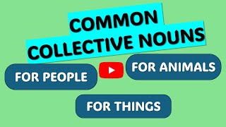 COMMON COLLECTIVE NOUNS [upl. by Dublin]