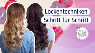 Lockentechniken mit den Langhaarmädchen [upl. by Akeme]