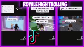 Royalehightrolling Annoying Tf Out Of KIds In Royale High TikTok Compilation 1 [upl. by Eldora]