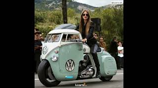 Vintage VW Bus Inspired Motorcycles Handcrafted with Passion and Precision [upl. by Evannia]