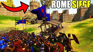 Can Rome Hold CASTLE WALLS Under Siege VS 3000 BARBARIANS  Bannerlord Eagle Rising 7 [upl. by Toddie]